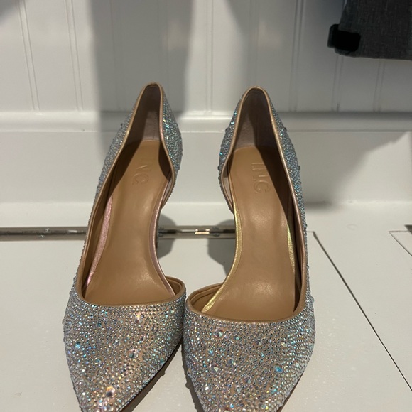 Shoes - Elegant Rhinestone Embellished Women's Heels
